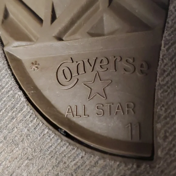 CONVERSE ALL STAR GIRLS BLUE SHOES SIZE 11 - Picture 9 of 12